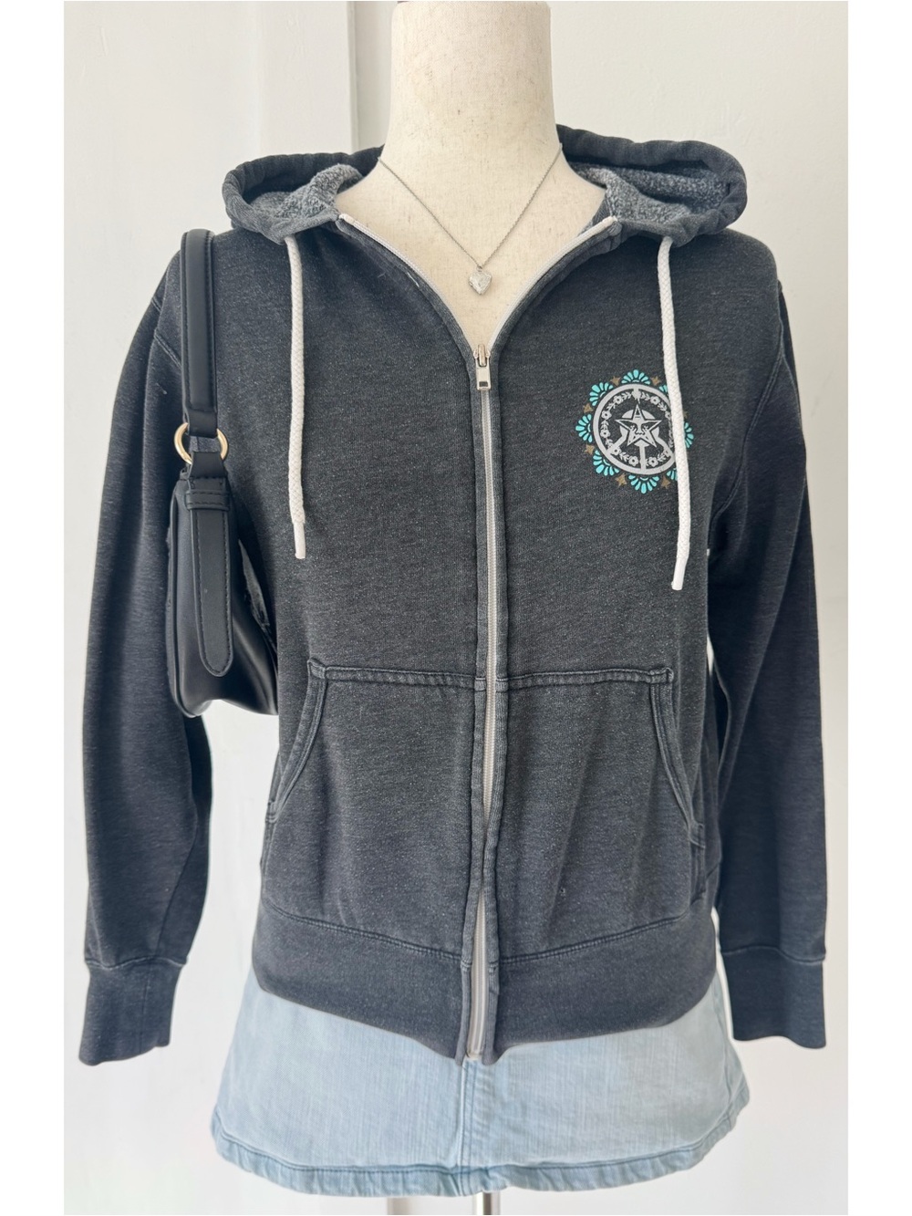 Obey Graphic Graphic Make Art Not War Zip Uo Jacket